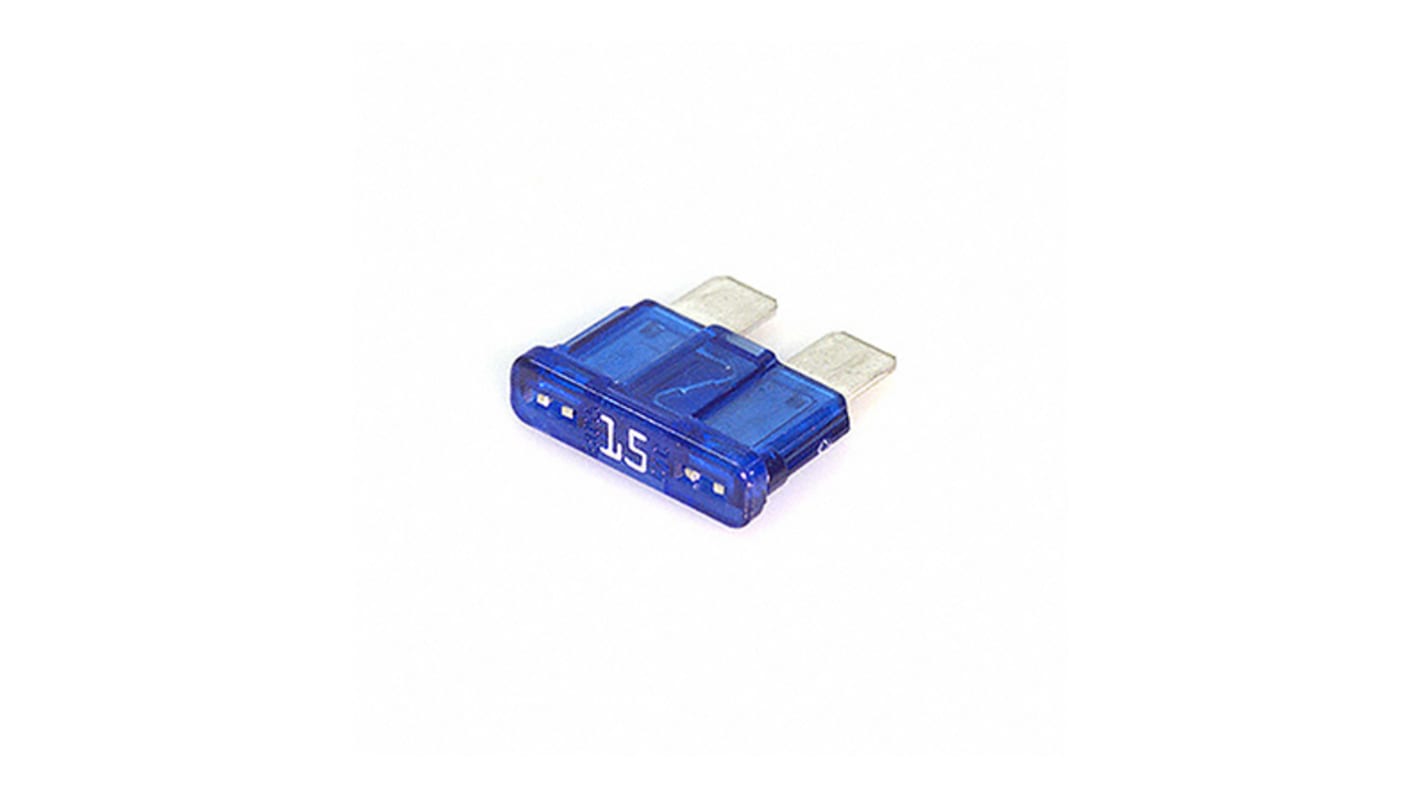 Eaton 15A Blue Blade Car Fuse, 32V dc