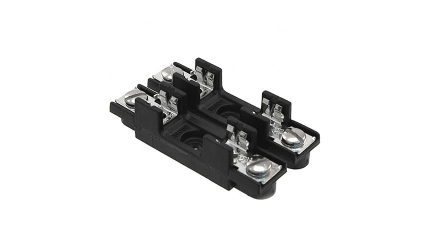 Eaton Bussmann Series 30A Bolt In Mount 6.3 x 32mm Fuse Block, 300V ac/dc