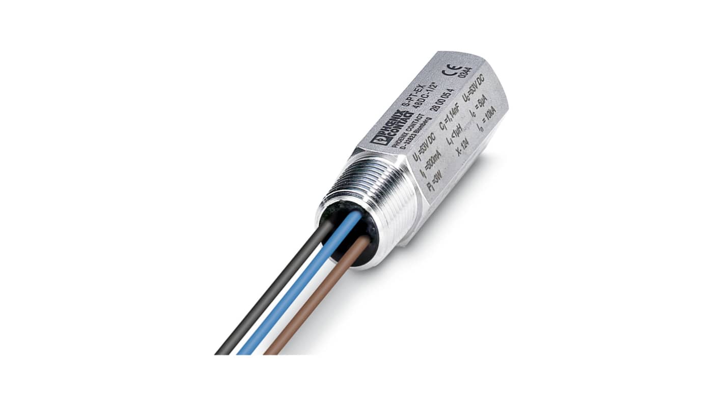 Phoenix Contact, S-PT-EX-48DC-1/2 Surge Protection Device 37 V ac, 53 V dc Maximum Voltage Rating 20kA Maximum Surge