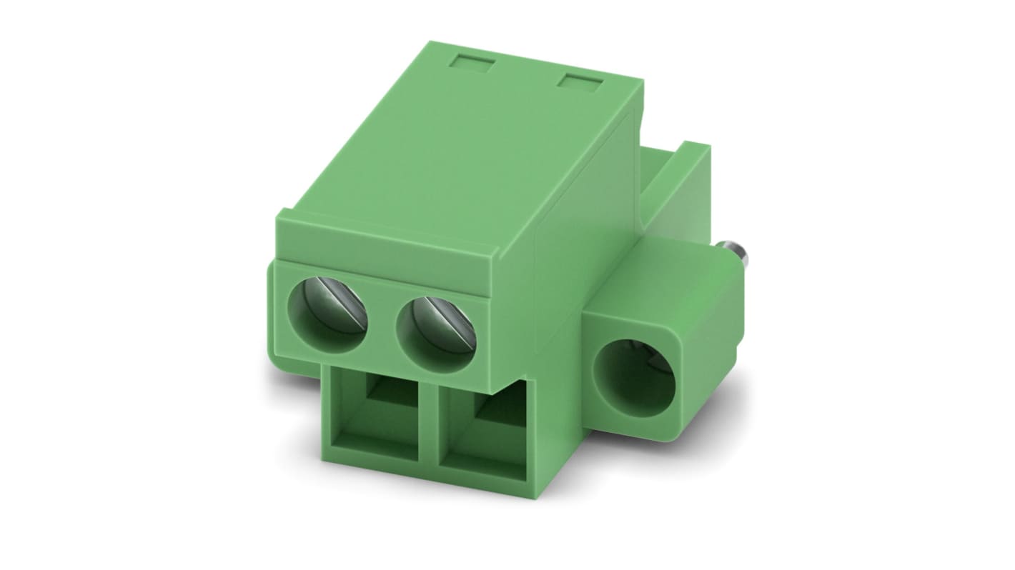 Phoenix Contact, 5.08mm Pitch, FRONT-MSTB 2.5/24-STF-5.08, 24 Way, , Pluggable Terminal Block, Plug, Cable Mount, Screw