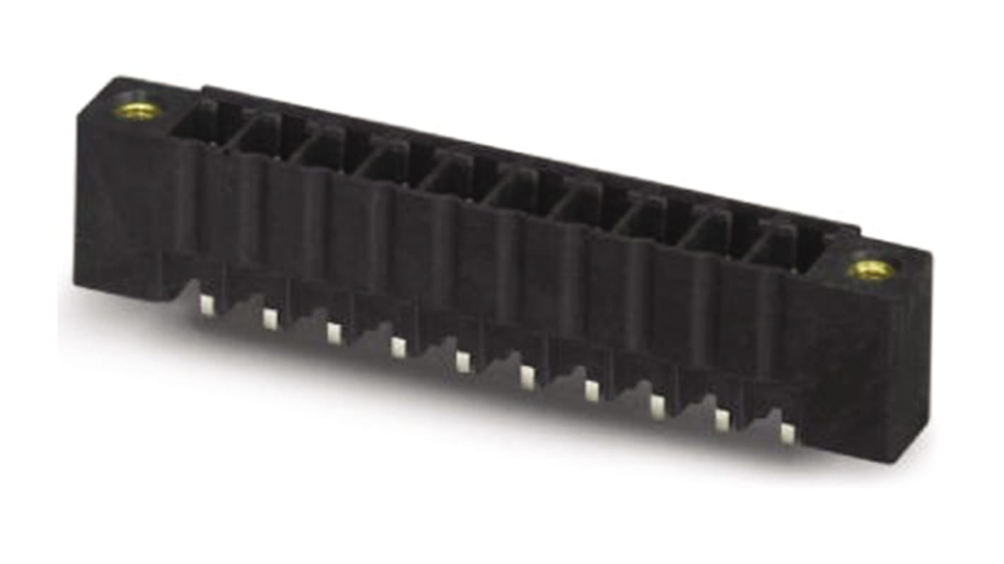 Phoenix Contact 3.81mm Pitch 6 Way Pluggable Terminal Block, Header, Solder Termination