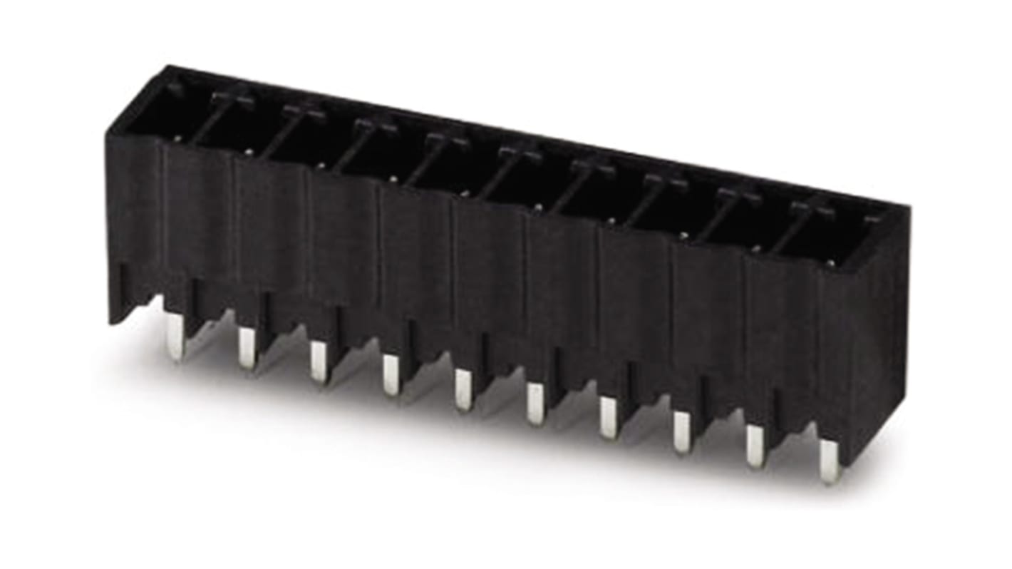 Phoenix Contact 3.81mm Pitch 9 Way Pluggable Terminal Block, Header, Solder Termination