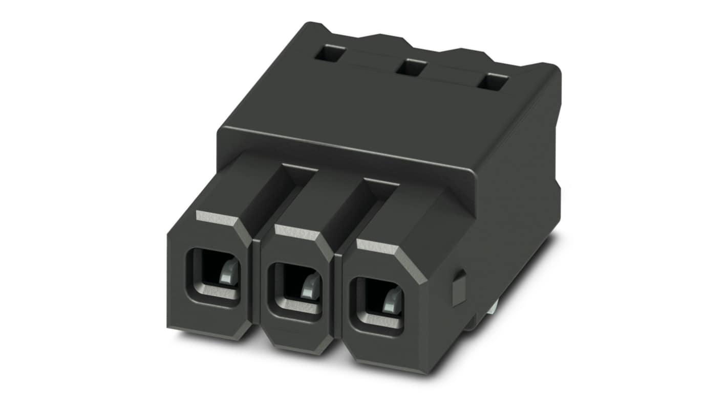 Phoenix Contact, 2.5mm Pitch, COMBICON Compact, 6 Way, Pluggable Terminal Block, Header, Solder Termination, 1810829