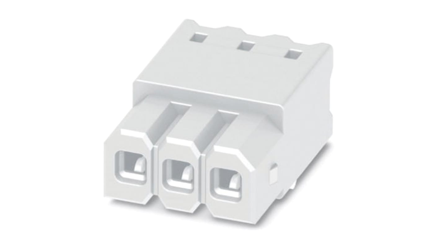 Phoenix Contact, 2.5mm Pitch, COMBICON Compact, 4 Way, Pluggable Terminal Block, Header, Solder Termination, 1815002