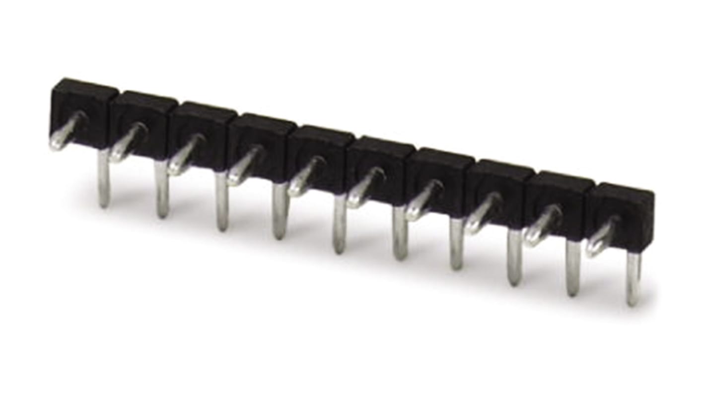 Phoenix Contact 3.5mm Pitch 16 Way Pluggable Terminal Block, Pin Header, Solder Termination