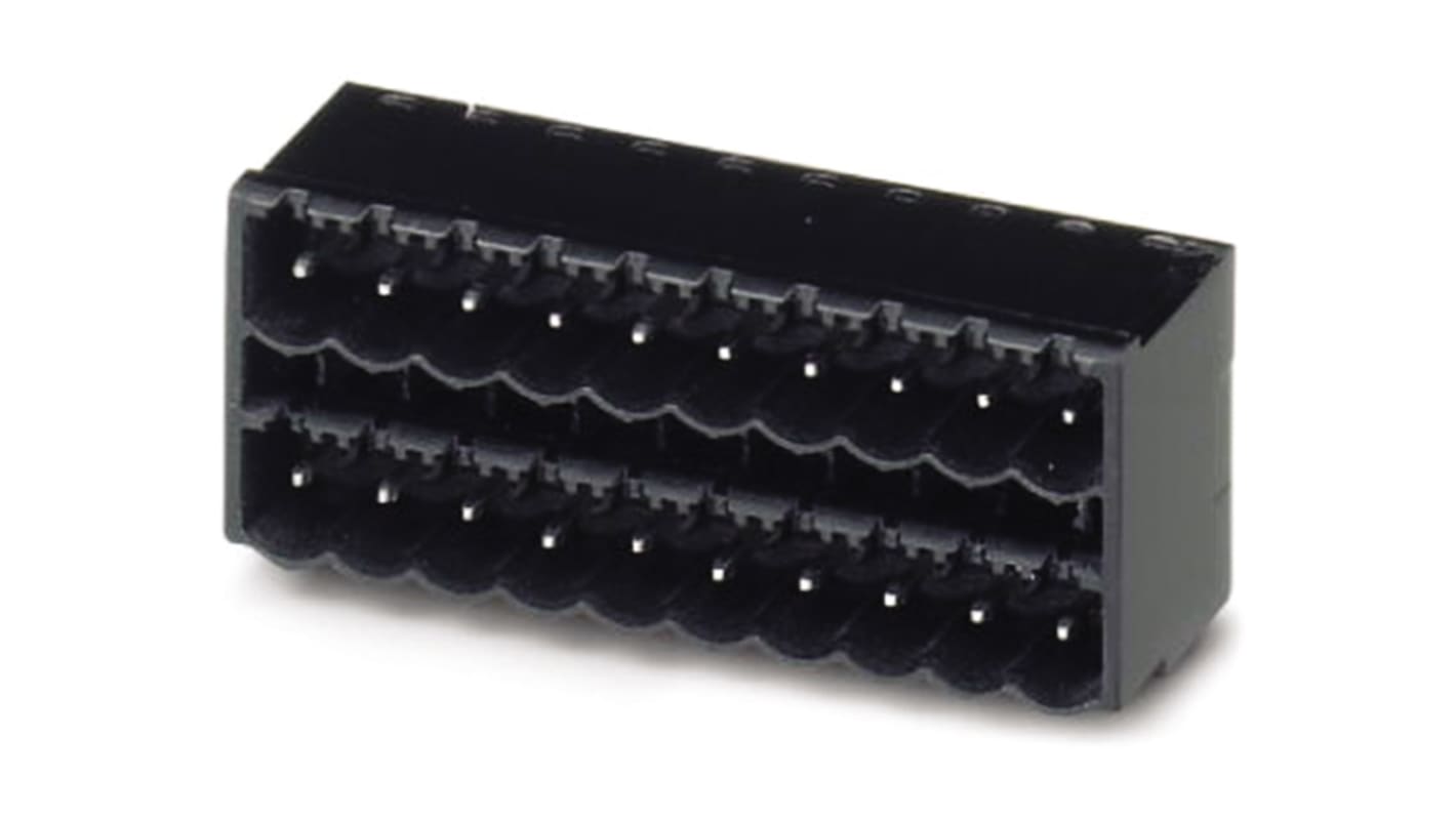 Phoenix Contact 5.08mm Pitch 2 Way Right Angle Pluggable Terminal Block, Header, Through Hole, Solder Termination