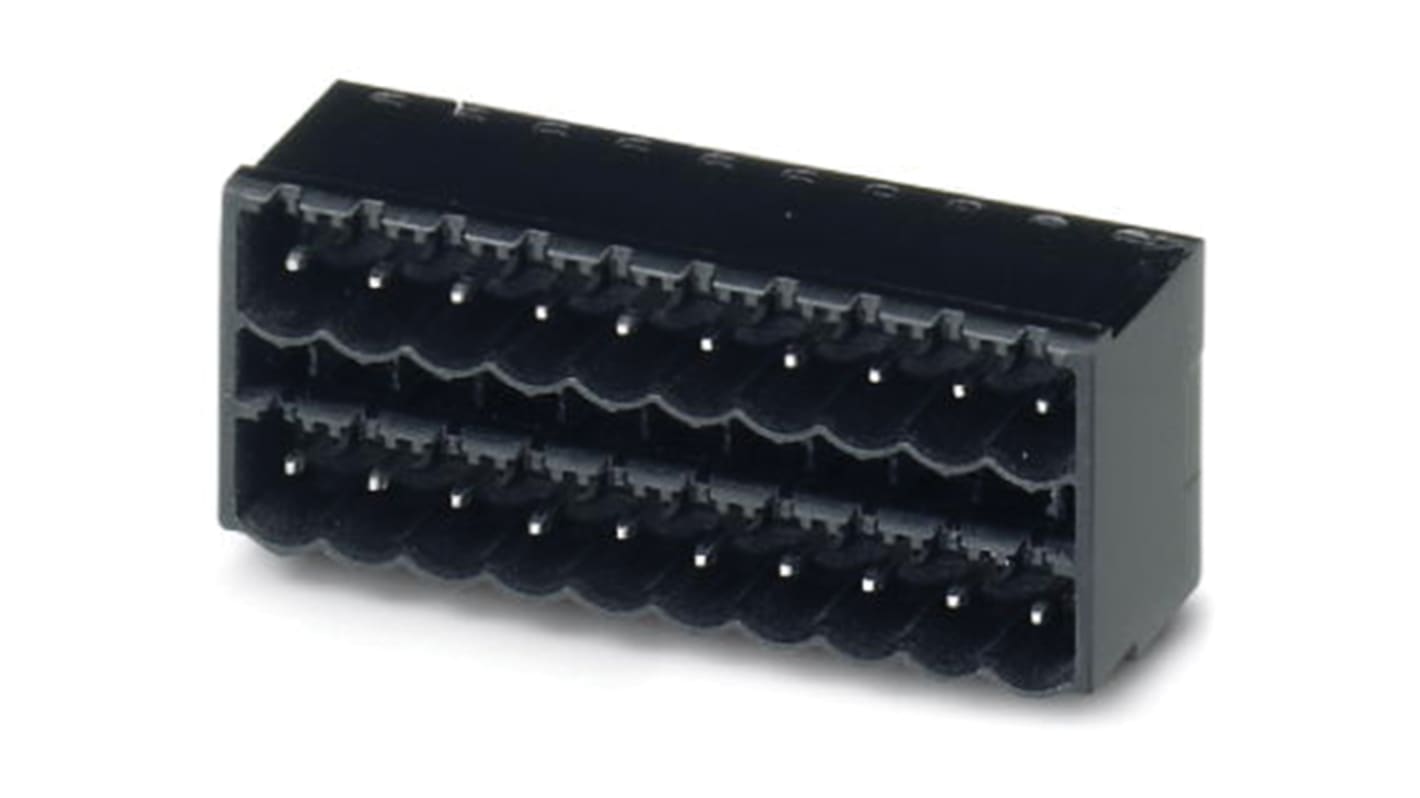 Phoenix Contact 5.08mm Pitch 11 Way Right Angle Pluggable Terminal Block, Header, Through Hole, Solder Termination