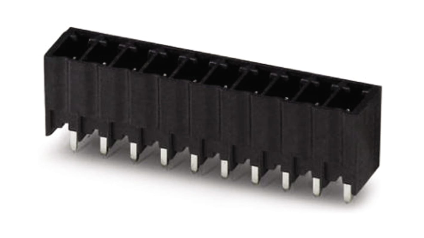 Phoenix Contact 3.5mm Pitch 3 Way Pluggable Terminal Block, Header, Solder Termination