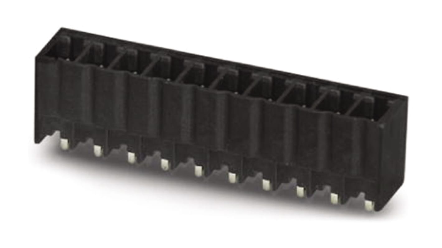 Borne enchufable para PCB Phoenix Contact serie MCV 1.5/ 9-G-3.5 P14 THR de 9 vías, paso 3.5mm, para soldar