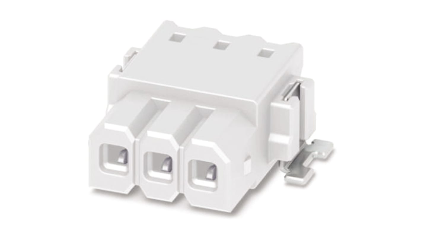 Phoenix Contact, 2.5mm Pitch, COMBICON Compact, 5 Way, Pluggable Terminal Block, Header, Solder Termination, 1815222