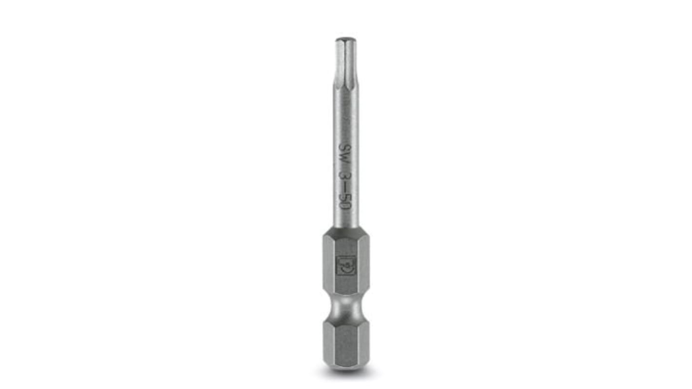 Phoenix Contact Hexagon Screwdriver Bit, 3 mm Tip