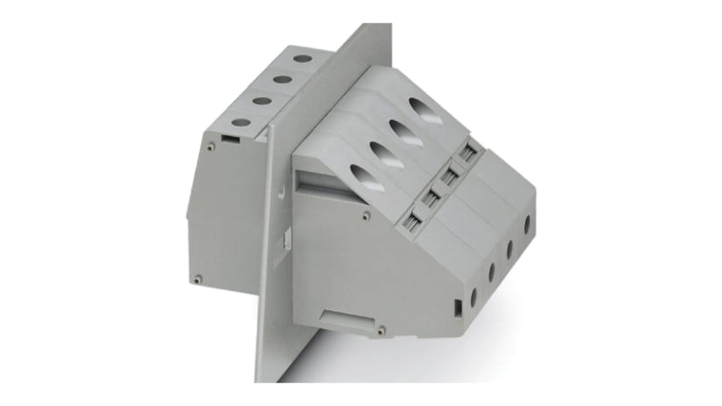 Phoenix Contact HDFKV95/Z Series Feed Through Terminal Block, 2-Contact, 1-Row, Screw Termination