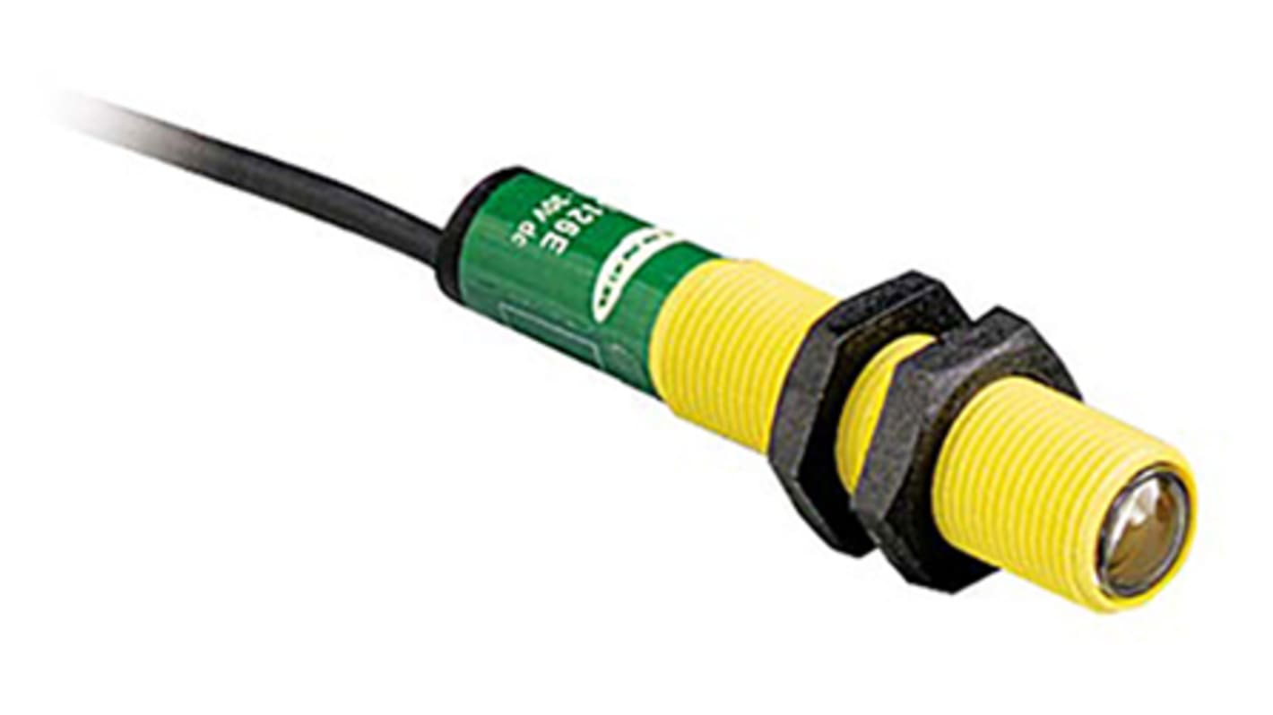 Rs-Online Sensore fotoelettrico Cilindrico Banner a fascio diretto rilevamento 15 m