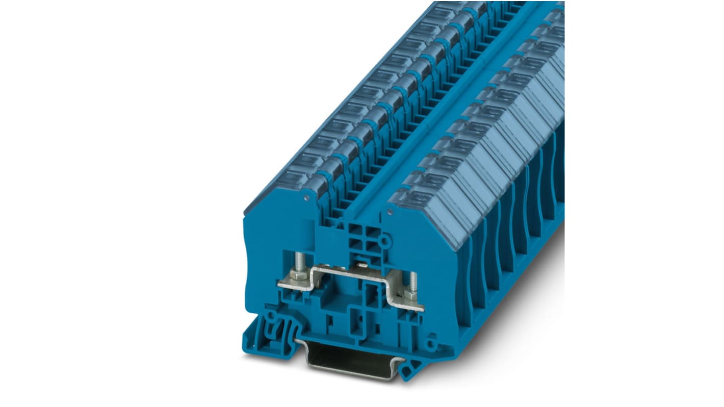 Morsettiera passante Phoenix Contact, Blu, livello Singolo, 24A