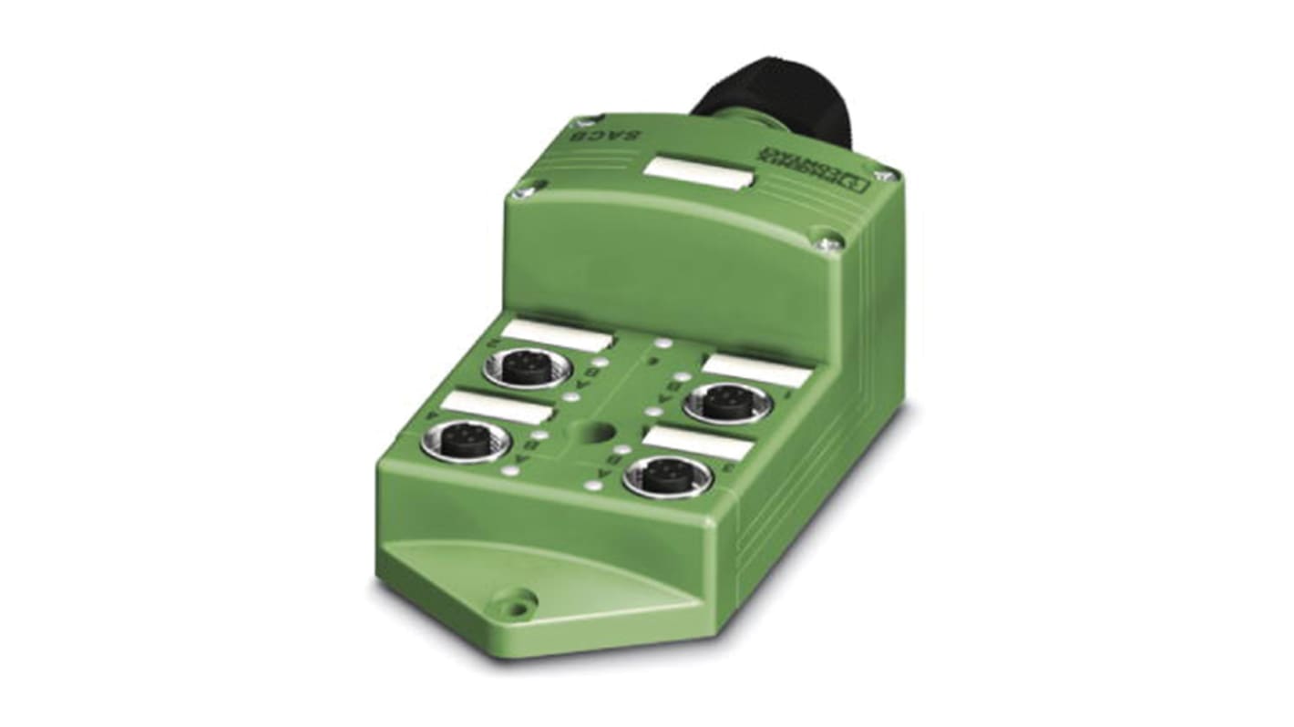 Phoenix Contact SACB Series Sensor Box, M12, 5 way, 4 port