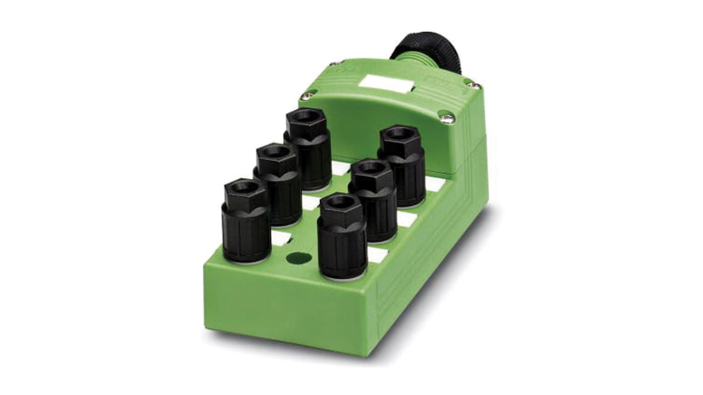 Phoenix Contact SACB- 6/4-C QO-0.34 Series Sensor Box, 6 Port