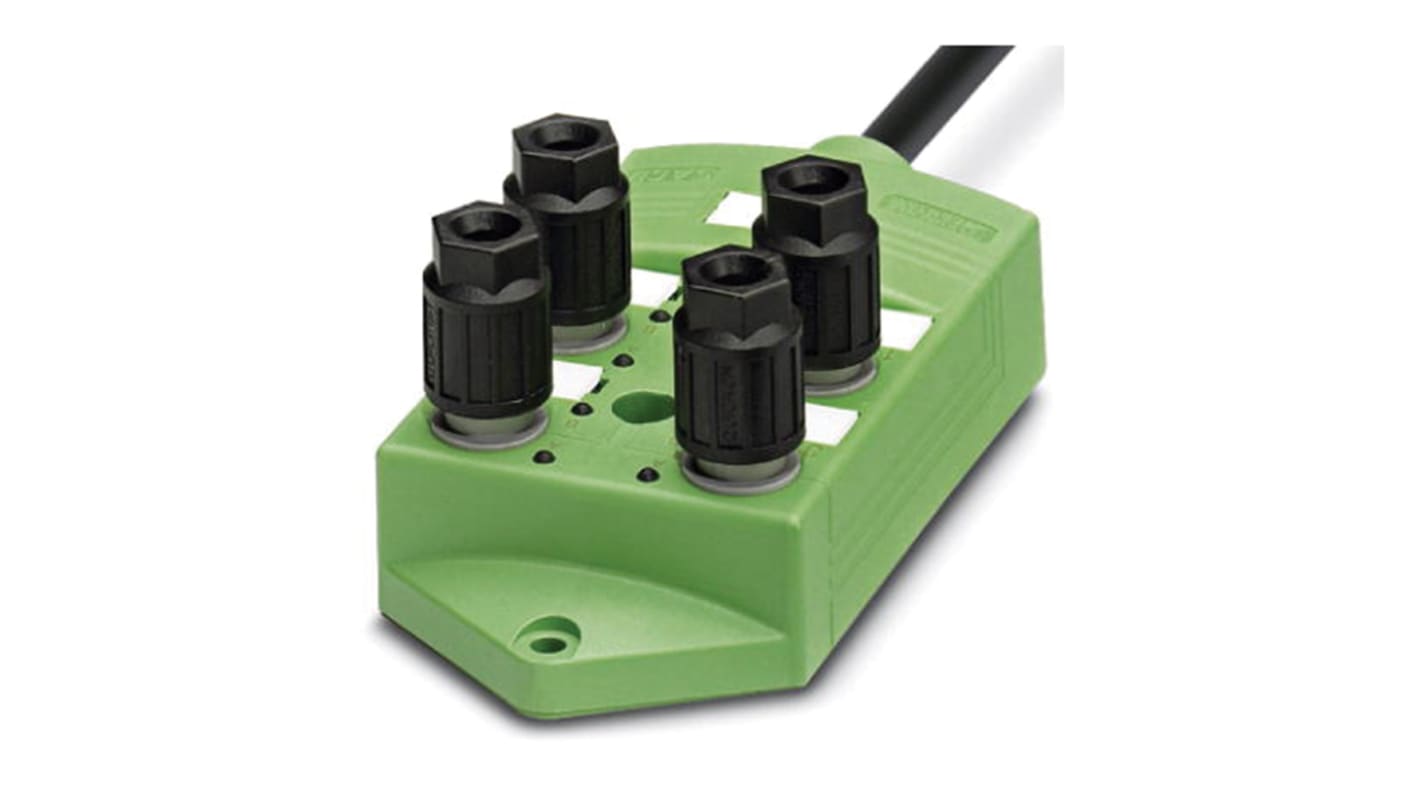 Phoenix Contact SACB Series Sensor Box, QUICKON, 3 way, 4 port