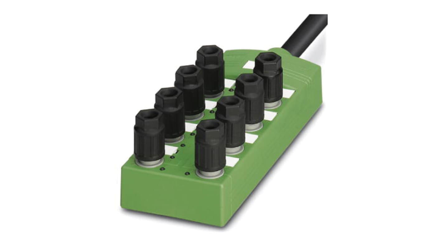 Phoenix Contact SACB Series Sensor Box, QUICKON, 4 way, 8 port