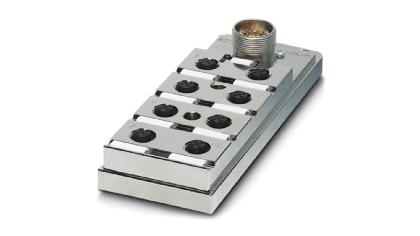 Phoenix Contact SACB Series Sensor Box, M12, 5 way, 4 port