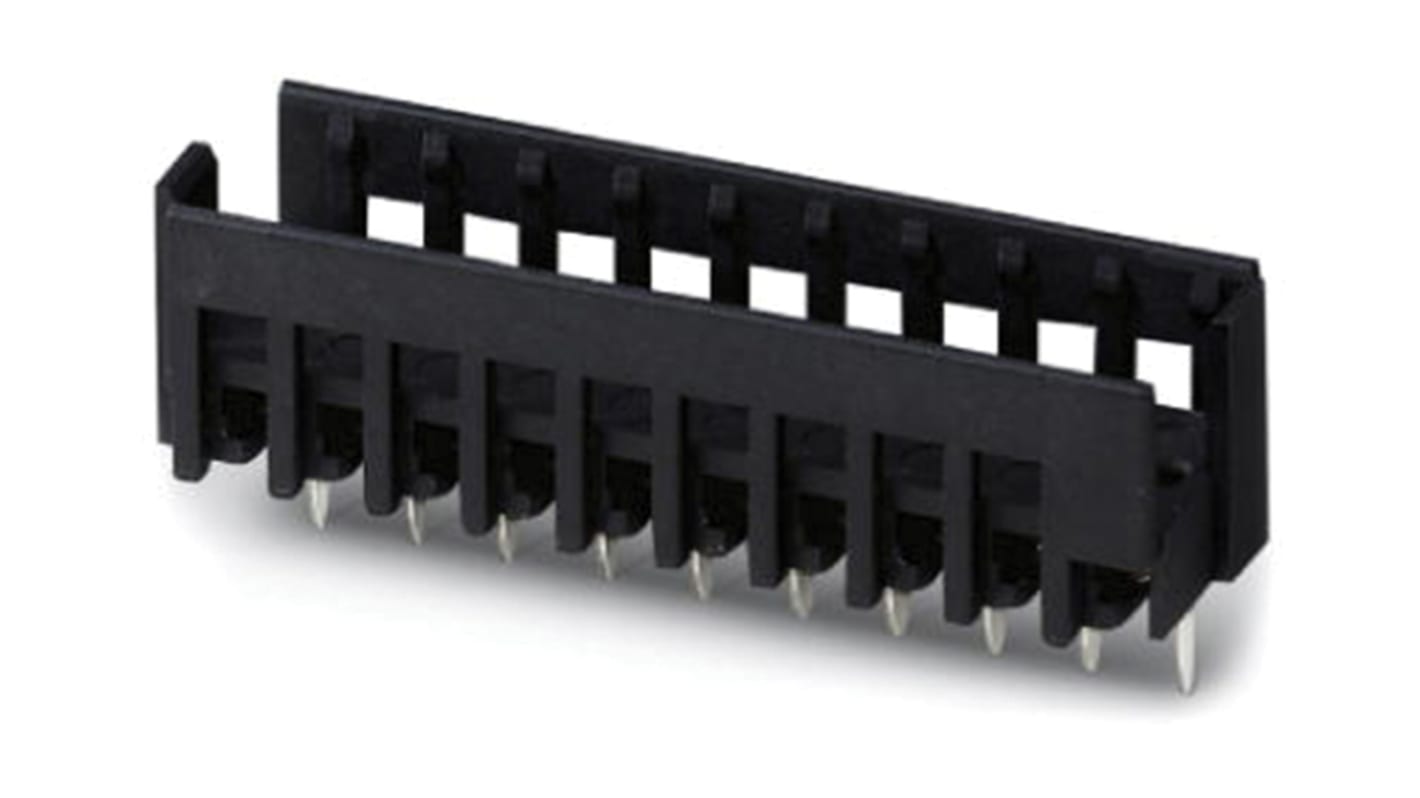 Phoenix Contact, 3.5mm Pitch, FK-MPT 0.5/11-ICVA-3.5, 11 Way, , Pluggable Terminal Block, Header, Through Hole, Solder