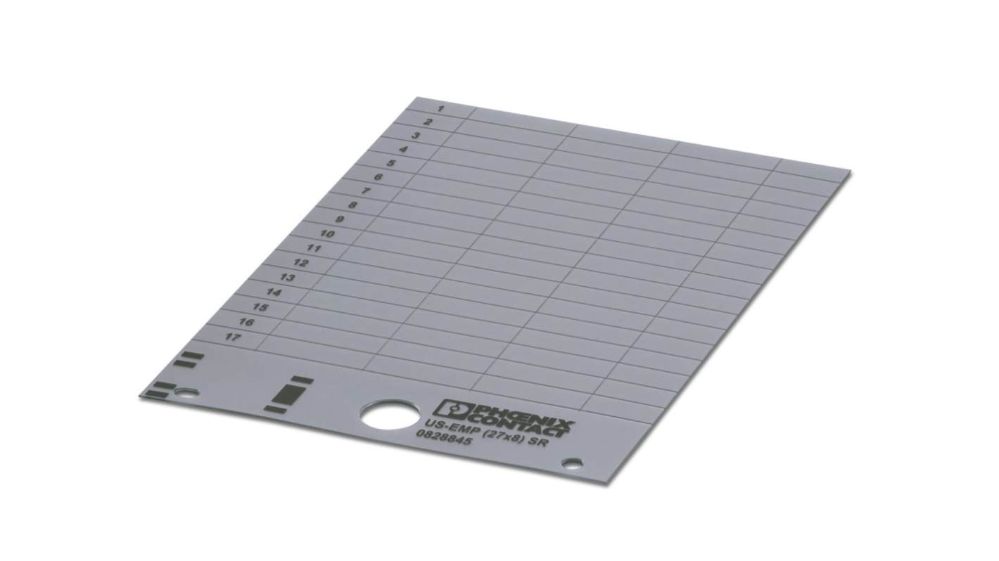 Phoenix Contact, US-EMP (27X8) SR Terminal Block Marker