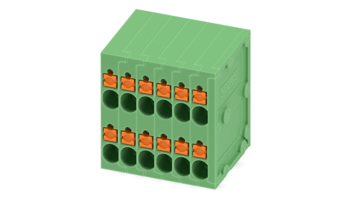 Phoenix Contact SPTD 1.5/ 6-H-3.5 Series PCB Terminal Block