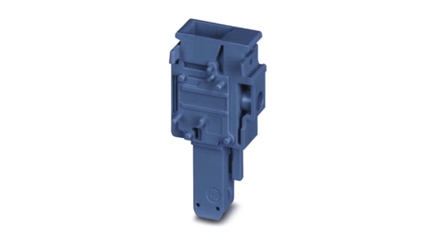 Phoenix Contact UP 6/ 1-R BU Series PCB Terminal Block, 8.2mm Pitch, Through Hole Mount, Screw Termination