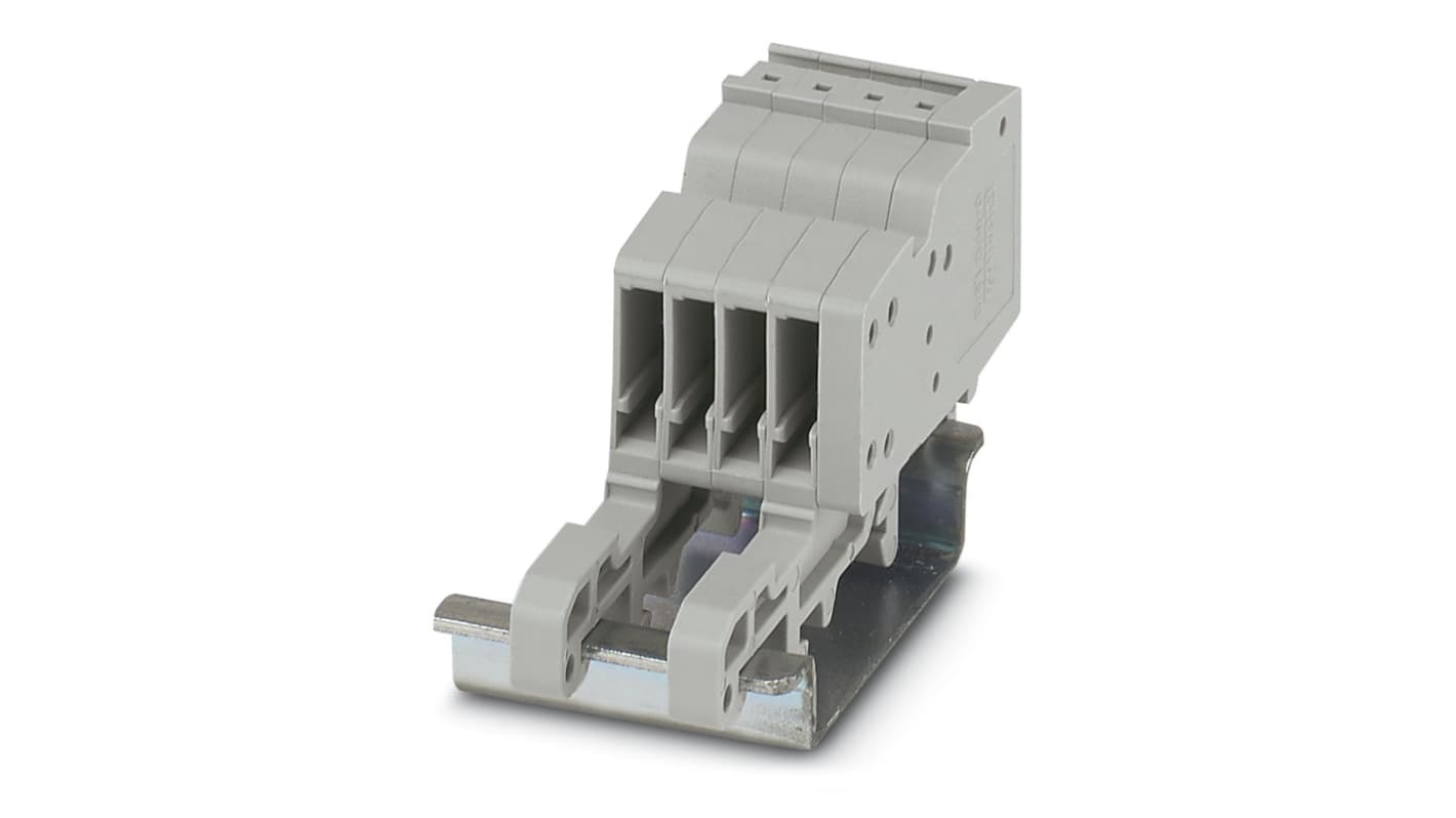 Phoenix Contact, PPC 1.5/S-NS/4, Pluggable Terminal Block, Receptacle, Push In Termination, 3213410