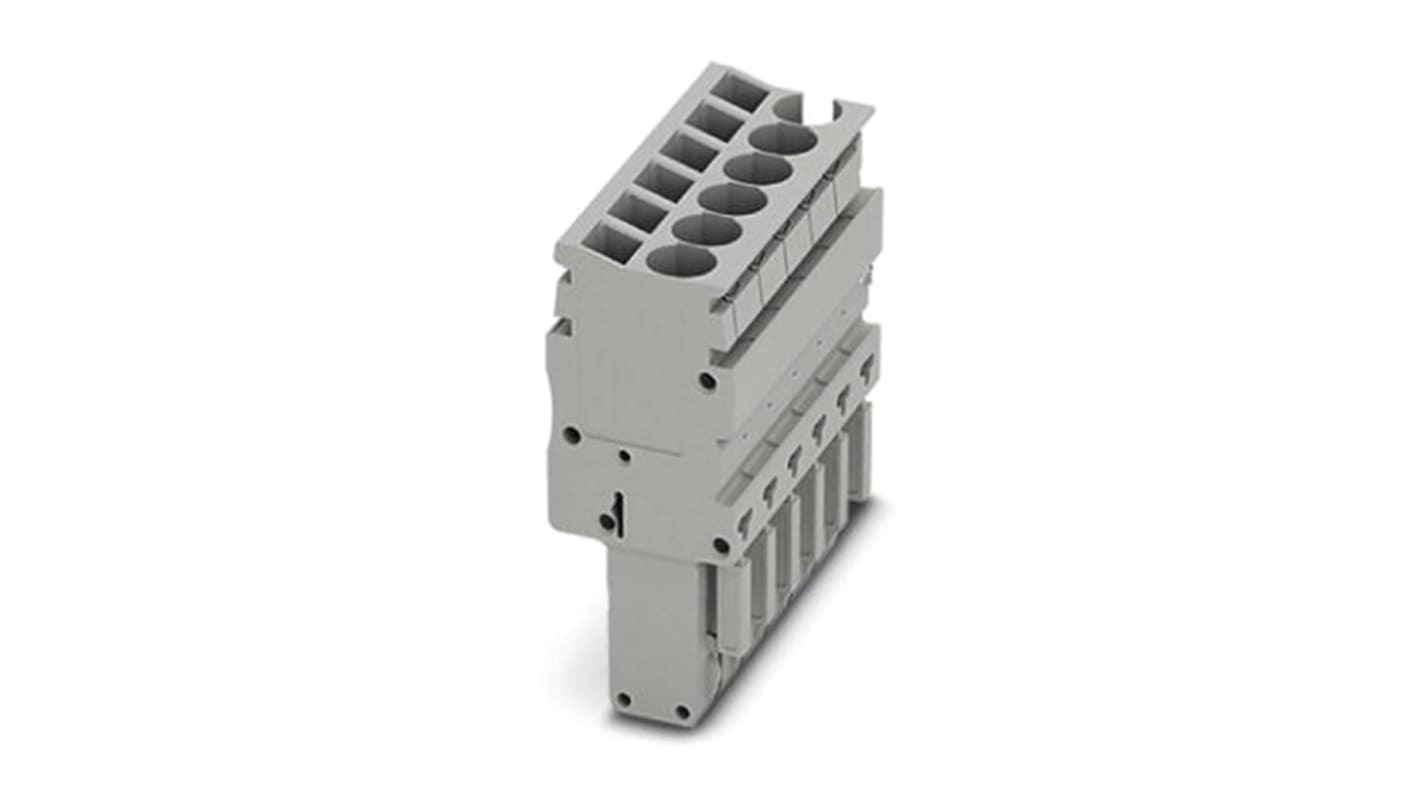 Phoenix Contact, SP-H 2.5/ 5, 5 Way, Pluggable Terminal Block, Plug, Spring Cage Termination, 3210651