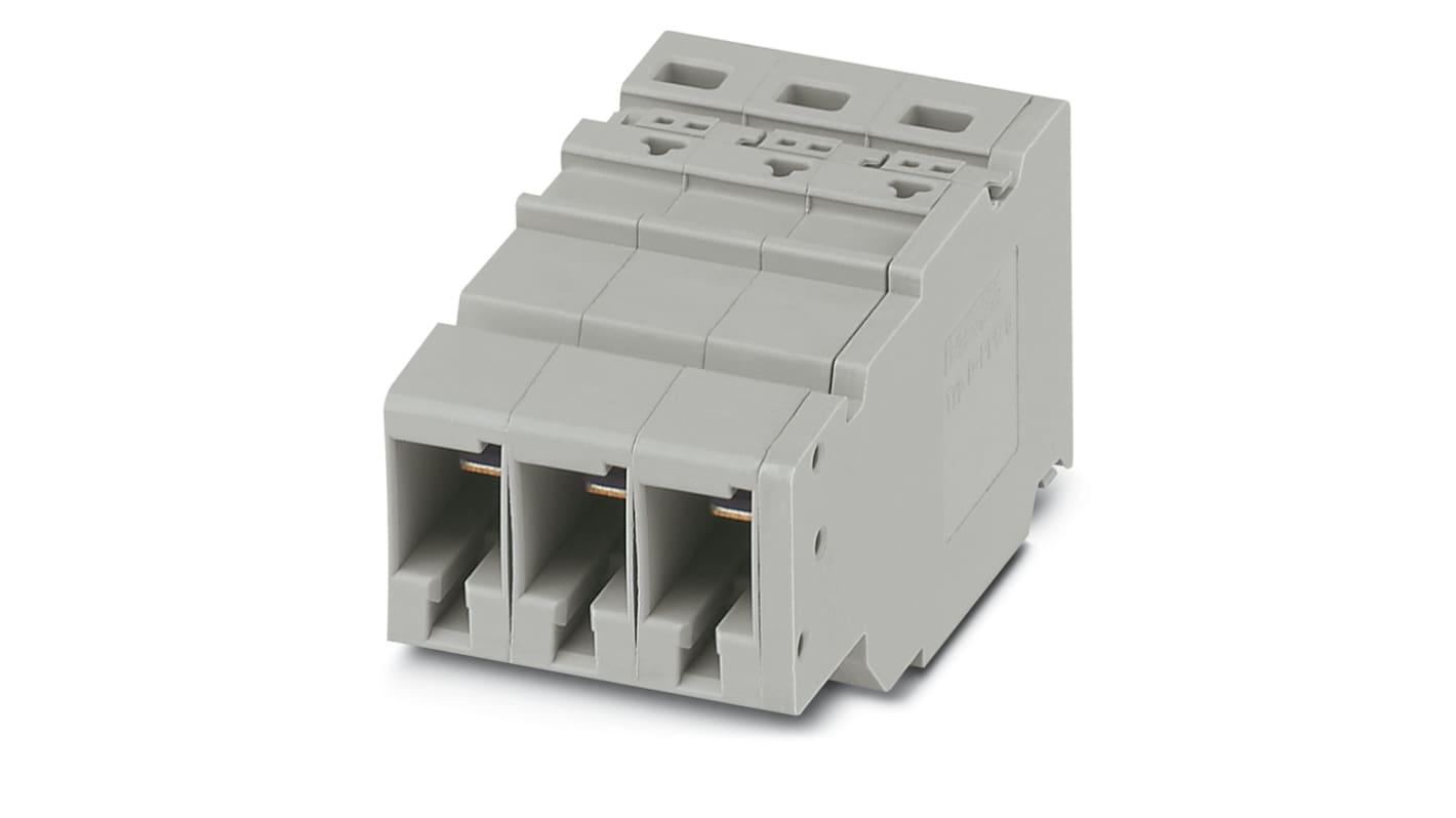 Phoenix Contact, PPC 6/3, Pluggable Terminal Block, Receptacle, Push In Termination, 3000694