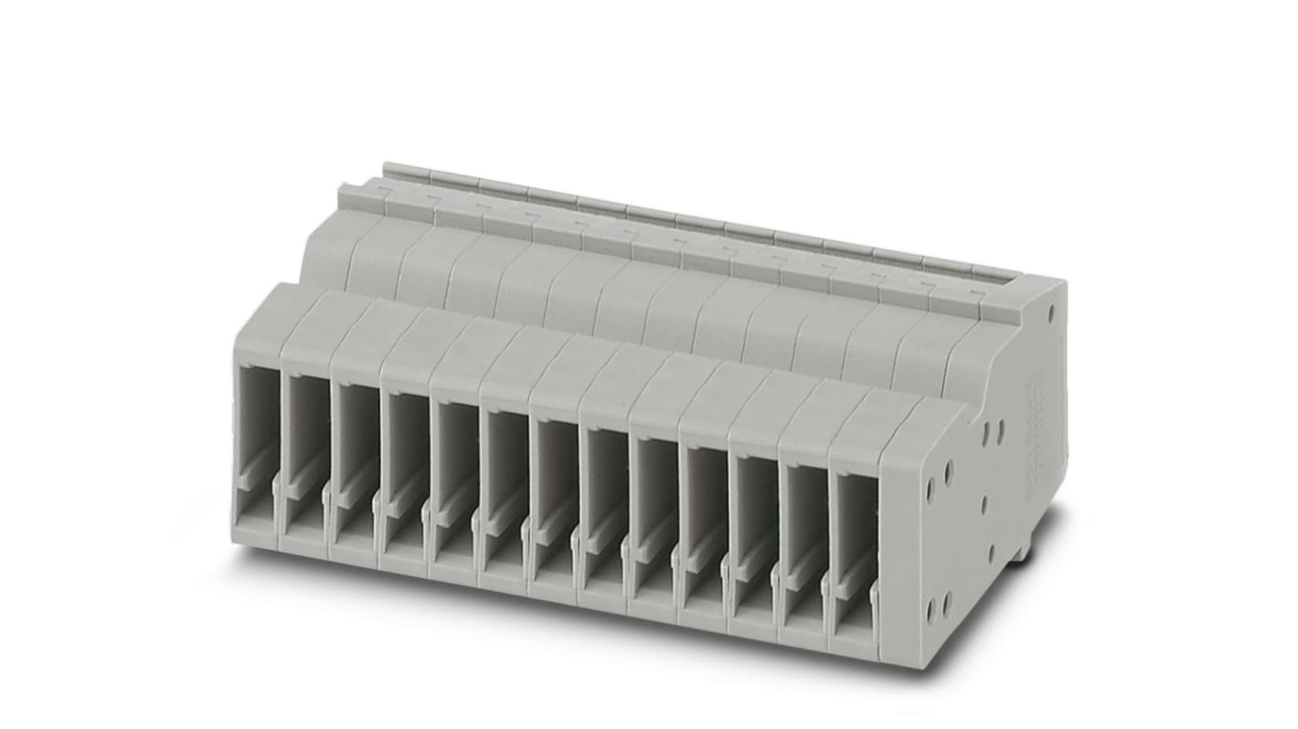 Phoenix Contact, PPC 1.5/S/13, Pluggable Terminal Block, Receptacle, Push In Termination, 3213496
