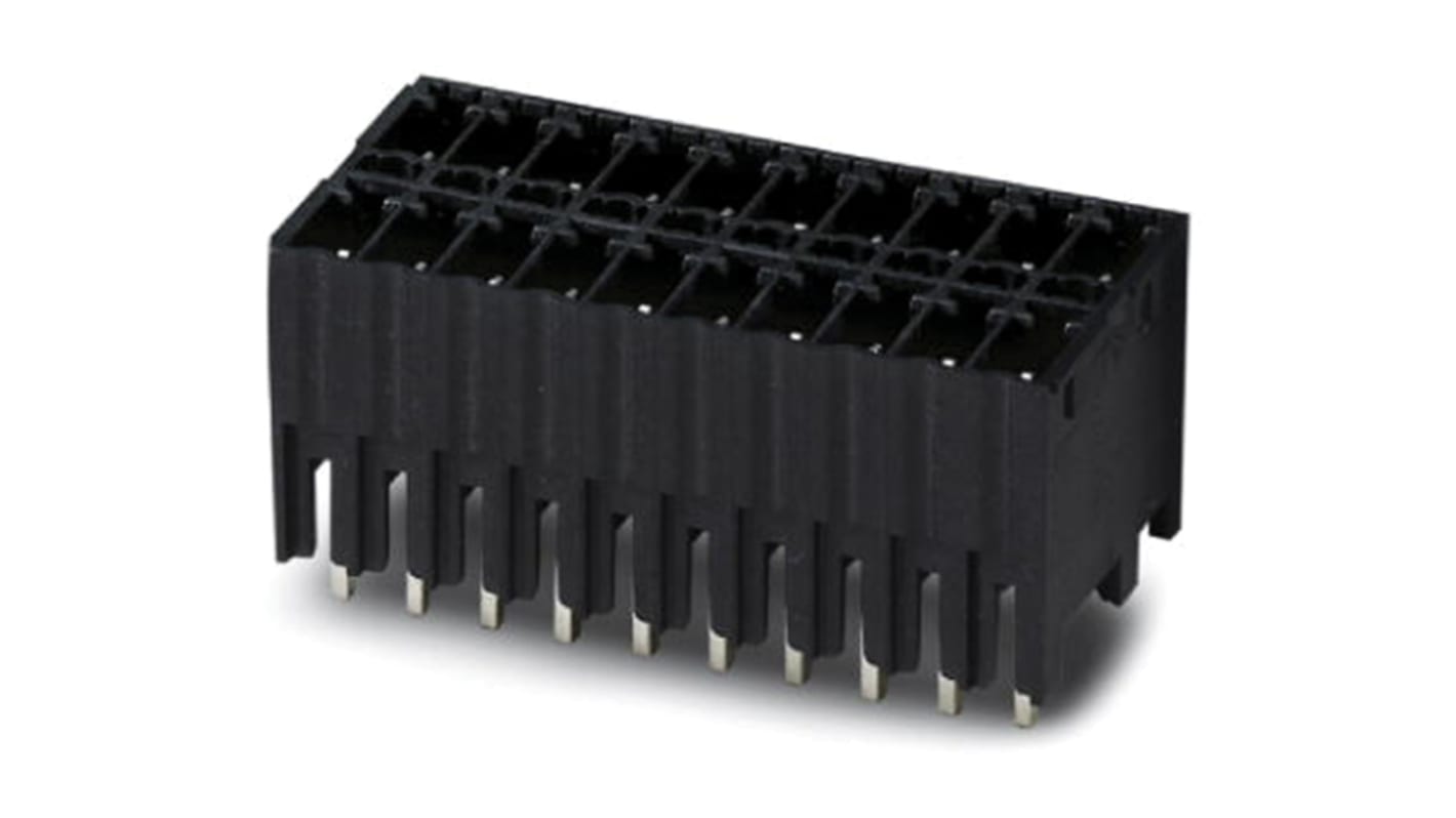 Phoenix Contact MCDNV 1.5/ 8-G1-3.5 P26THR Series PCB Header, 8 Contact(s), 3.5mm Pitch, Shrouded