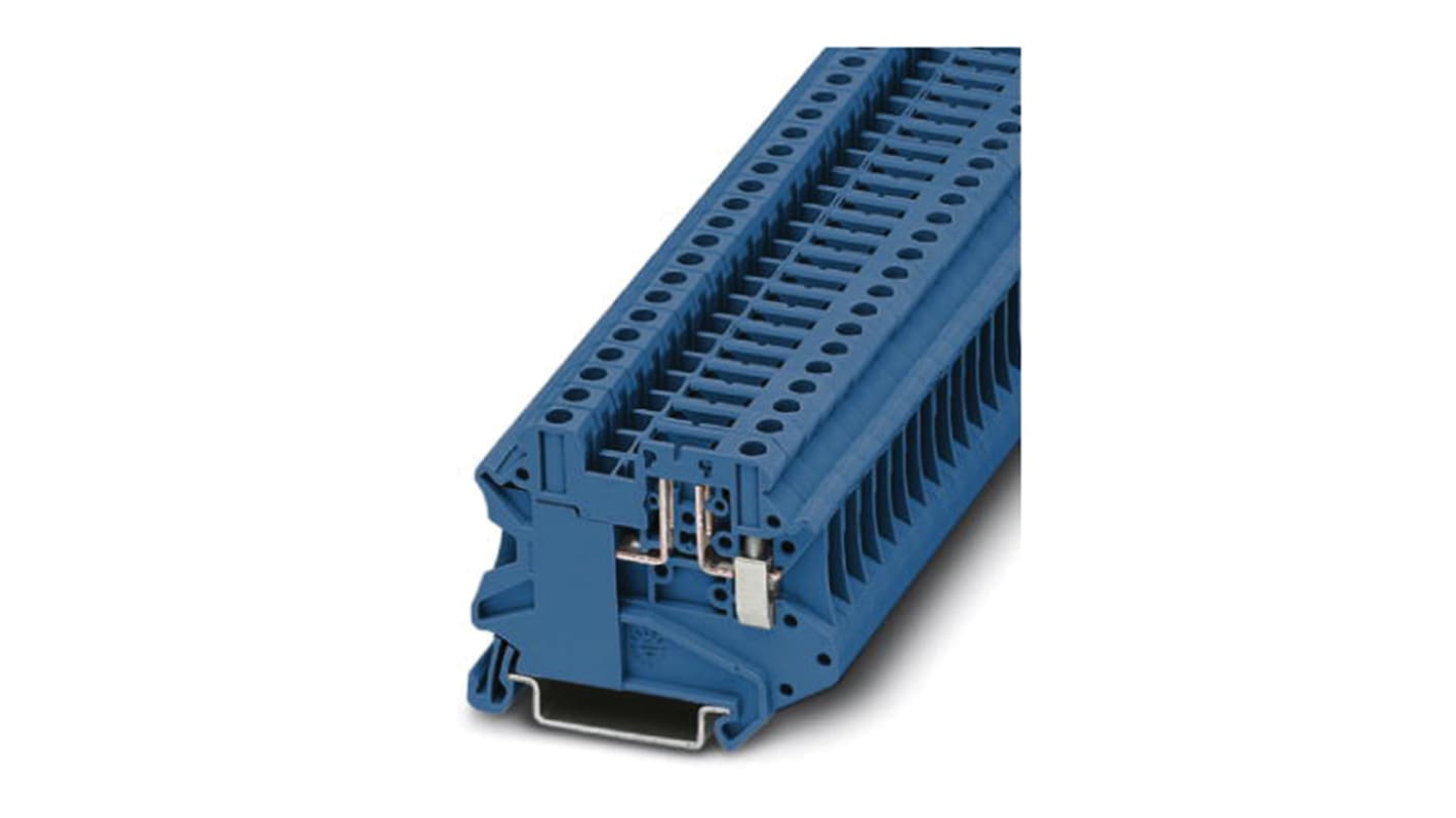 Phoenix Contact UT 4-TG-P/P BU D-SUB コネクタ, 20A 500 V, スクリュー