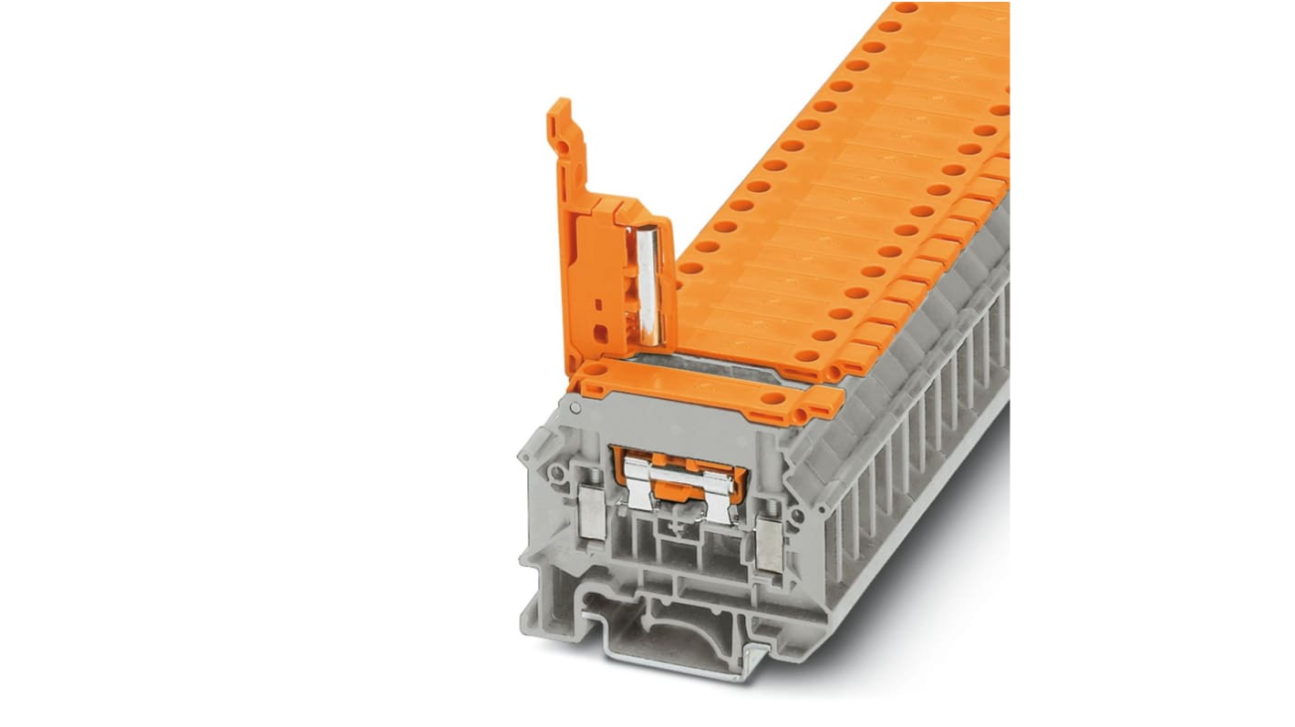Contatto standard a blocchi Phoenix Contact, Grigio, Arancione, livello Singolo, 16A