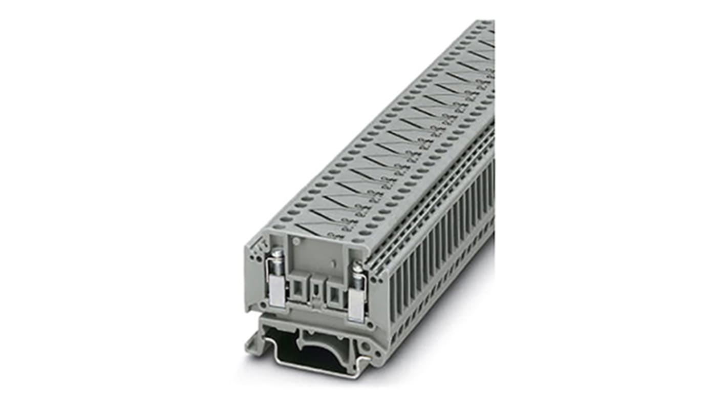 Phoenix Contact 3100060 MTKD-CU/CUNI EX Series Grey, Single-Level, Screw Termination