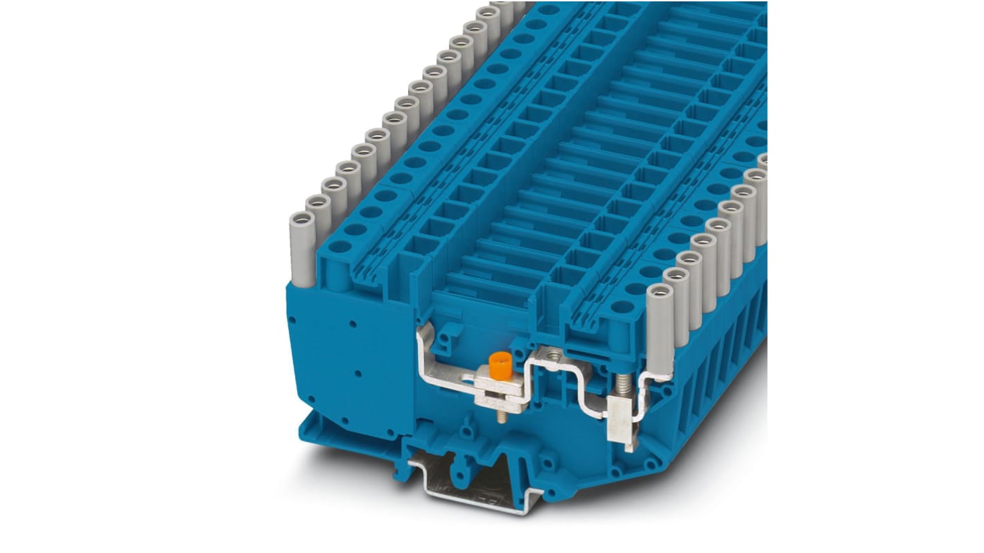 Borne de desconexión, Azul, Terminación Atornillado