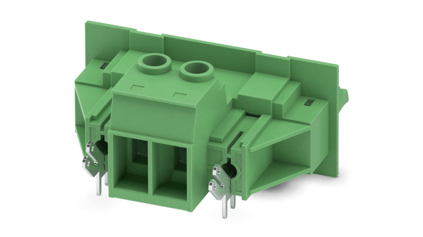 Phoenix Contact DFK-IPC 16/ 2-STF-SH-10.16 Series IDC Connector, 2-Contact, 1-Row, 10.16mm Pitch, Screw Termination