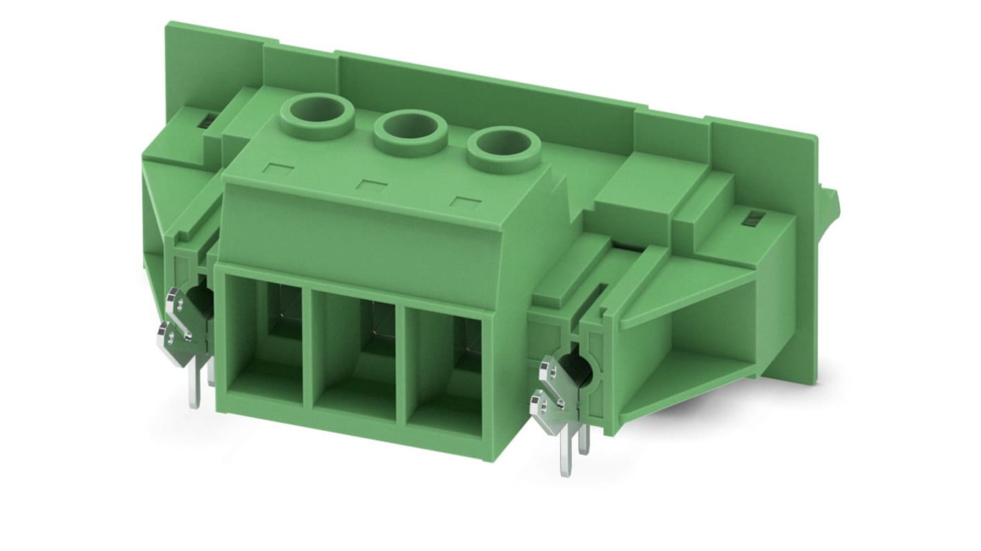 Phoenix Contact DFK-IPC 16/ 3-STF-SH-10.16 Series IDC Connector, 3-Contact, 10.16mm Pitch, Screw Termination