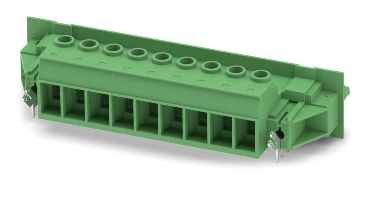 Phoenix Contact DFK-IPC 16/ 9-STF-SH-10.16 Series IDC Connector, 9-Contact, 10.16mm Pitch, Screw Termination