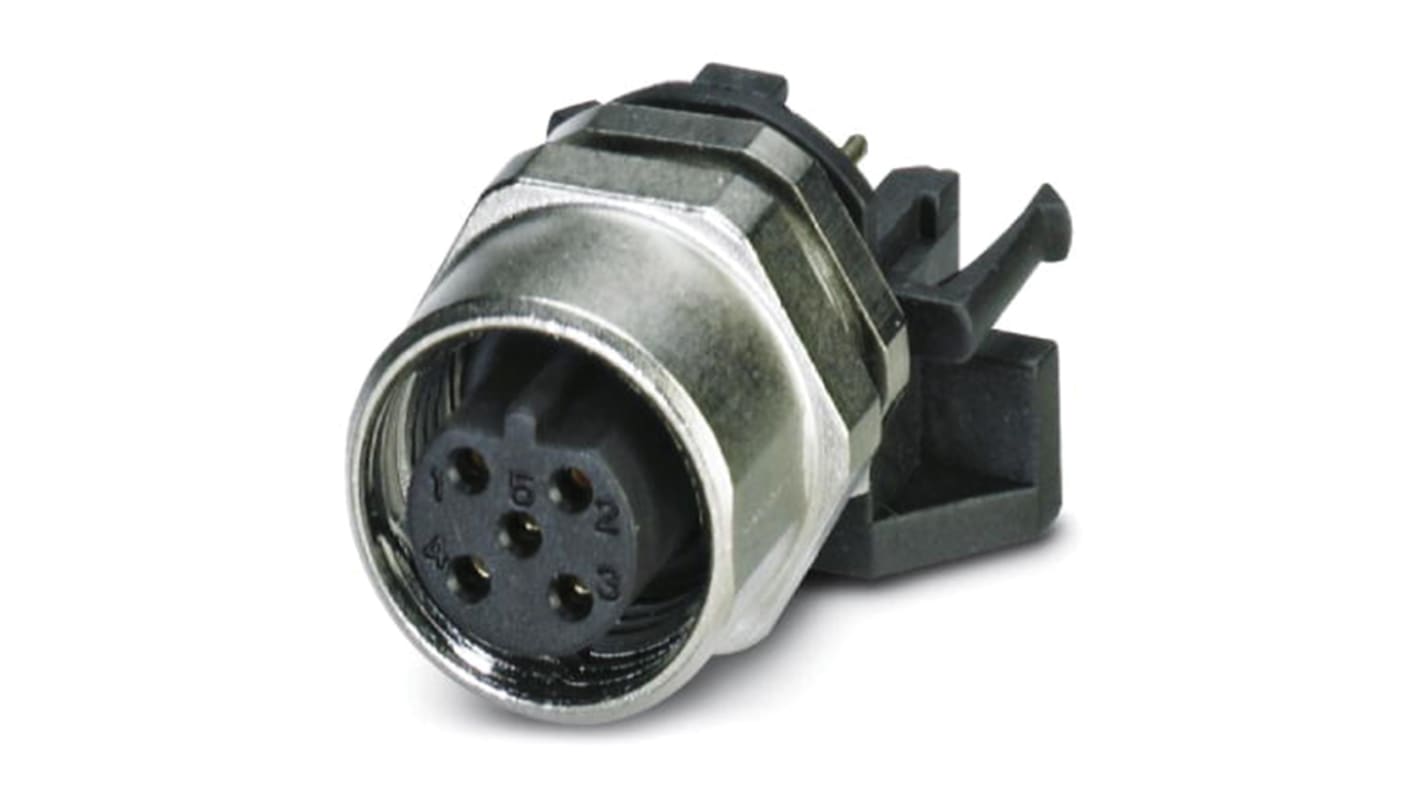 Phoenix Contact Circular Connector, 5 Contacts, M12 Connector, Female, IP67, SACC Series