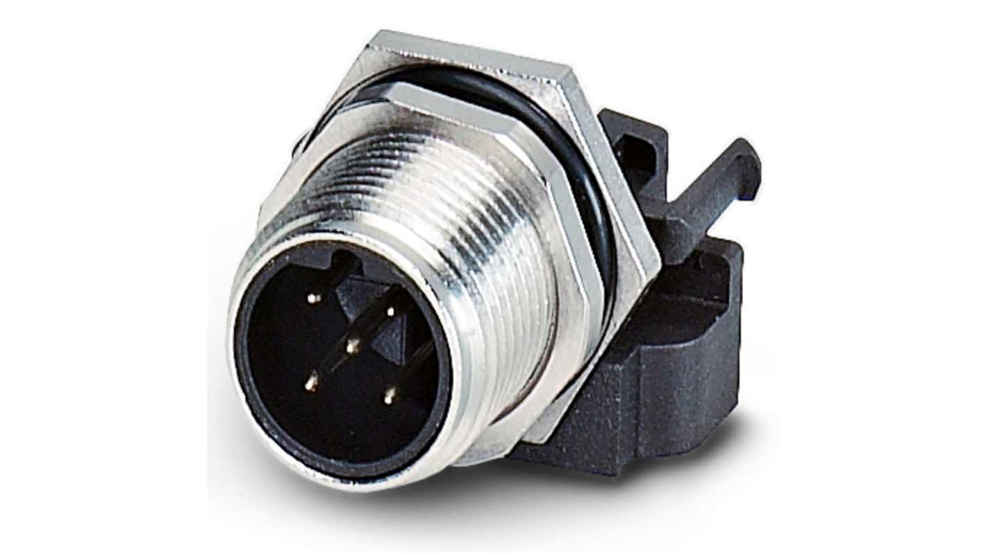 Phoenix Contact Circular Connector, 5 Contacts, M12 Connector, Male, IP67, SACC Series