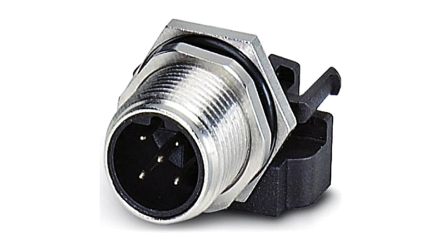 Phoenix Contact Circular Connector, 5 Contacts, M12 Connector, Male, IP67, SACC Series