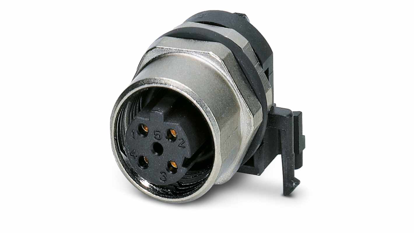 Phoenix Contact Circular Connector, 4 Contacts, M12 Connector, Female, IP67, SACC Series