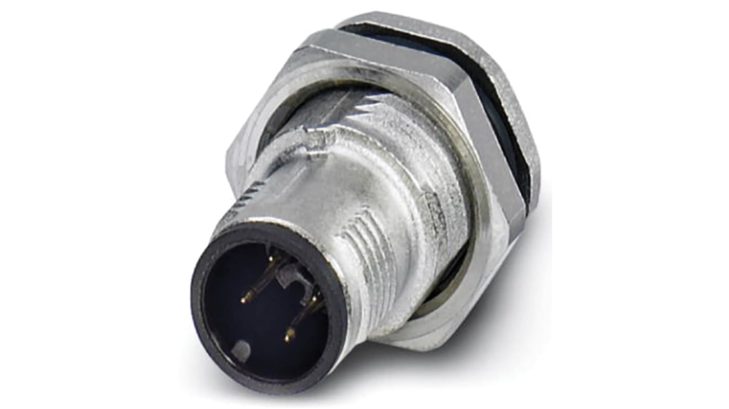 Phoenix Contact Circular Connector, 4 Contacts, M12 Connector