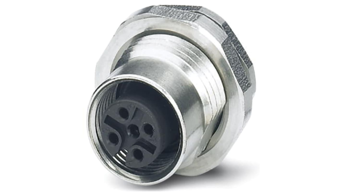 Phoenix Contact Circular Connector, 4 Contacts, Cable Mount, M12 Connector, Socket, Female, IP67, SACC Series