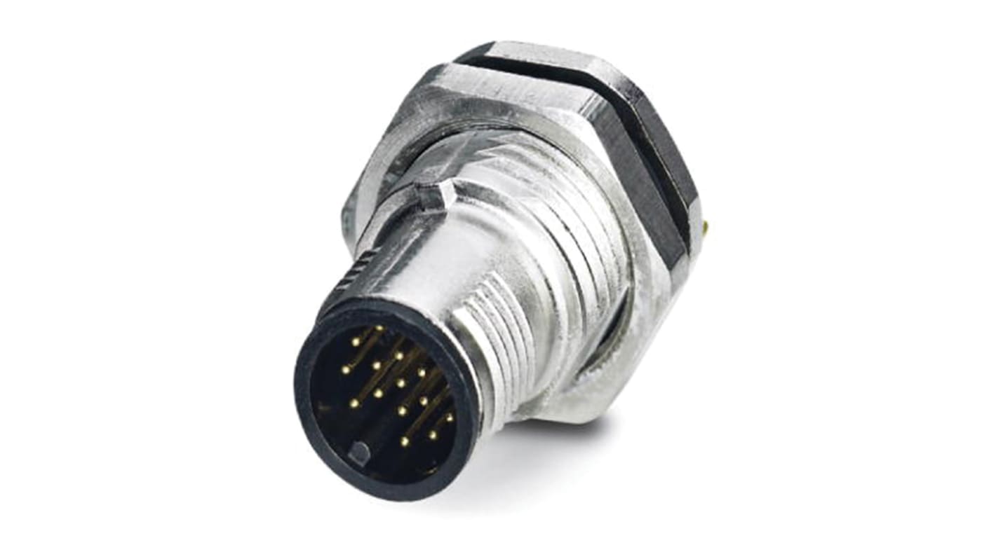 Phoenix Contact Circular Connector, 17 Contacts, M12 Connector