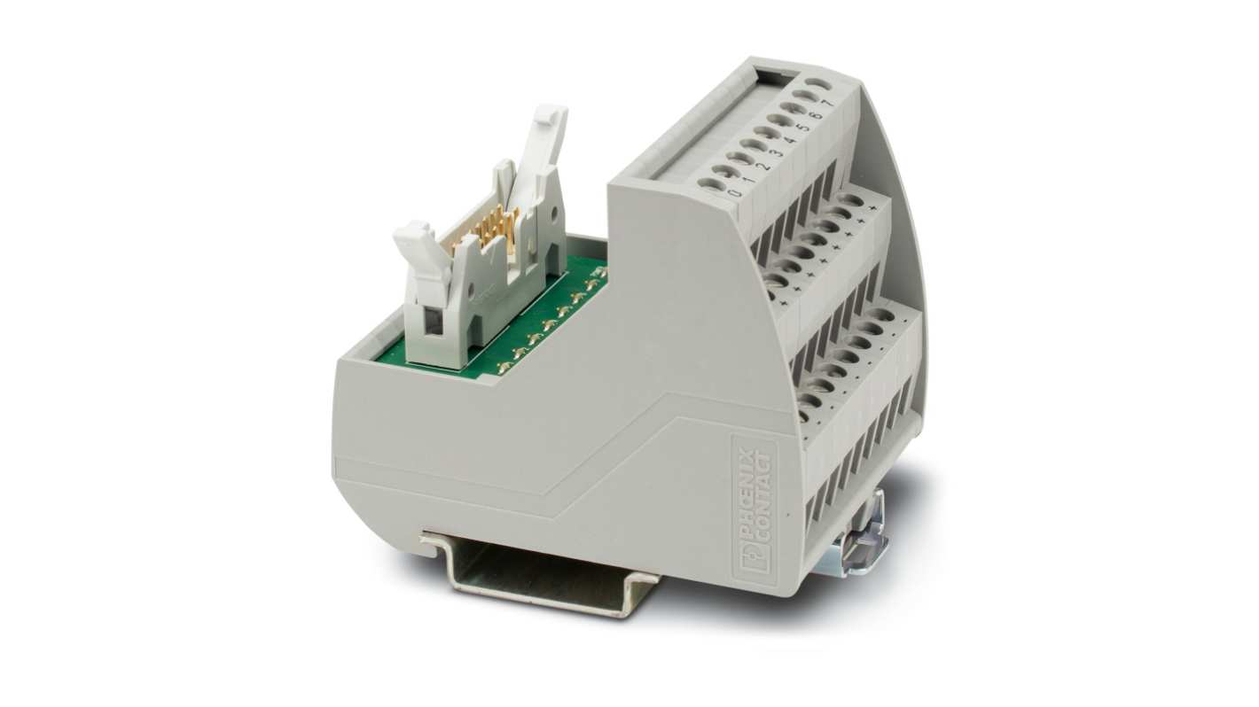 Phoenix Contact VIP-3/SC/FLK14/8IM/LED/PLC Series Interface Module, DIN Rail
