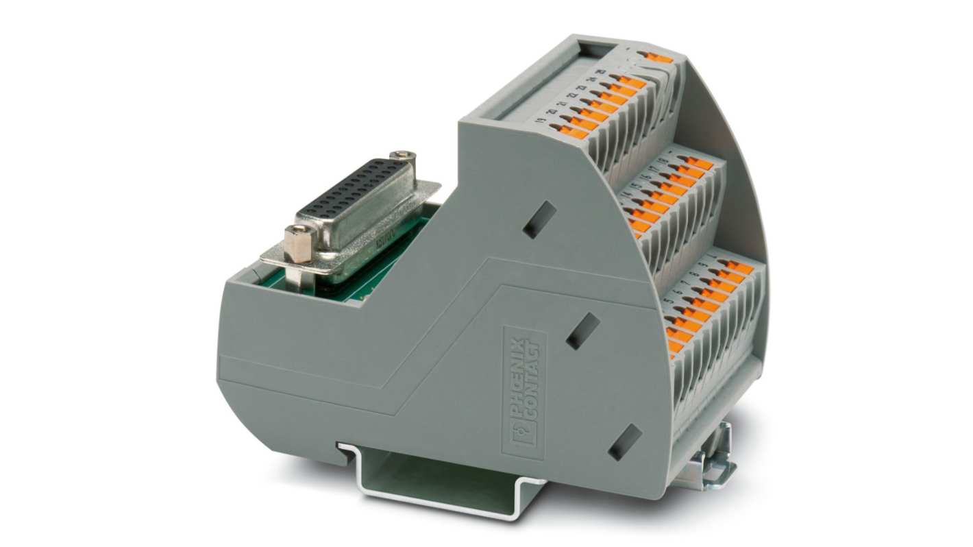 Phoenix Contact VIP-3/PT/D25SUB/F/LED Series Interface Module, DIN Rail