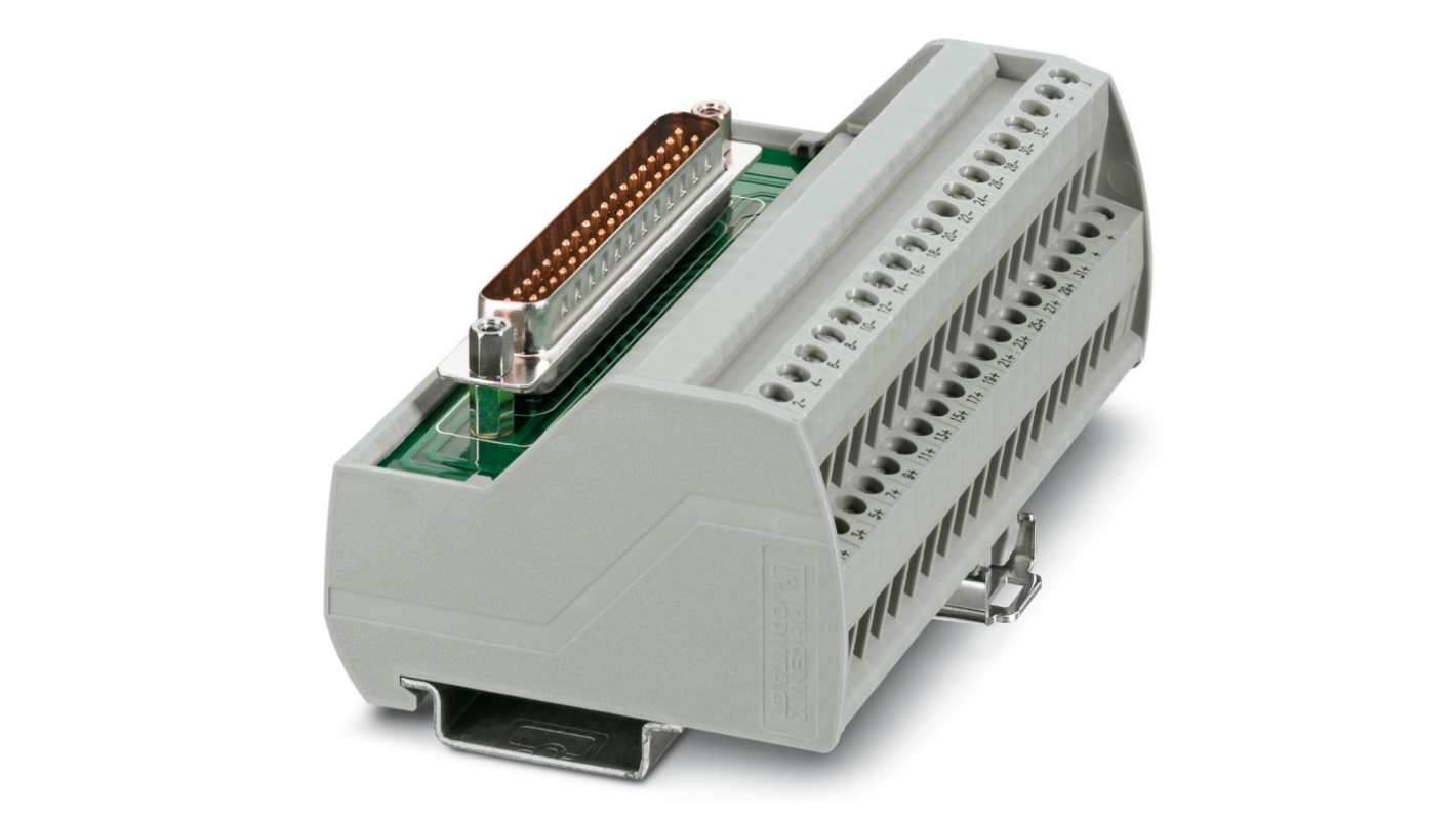 Phoenix Contact VIP-2/SC/D37SUB/M/SO Series Interface Module, DIN Rail Mount