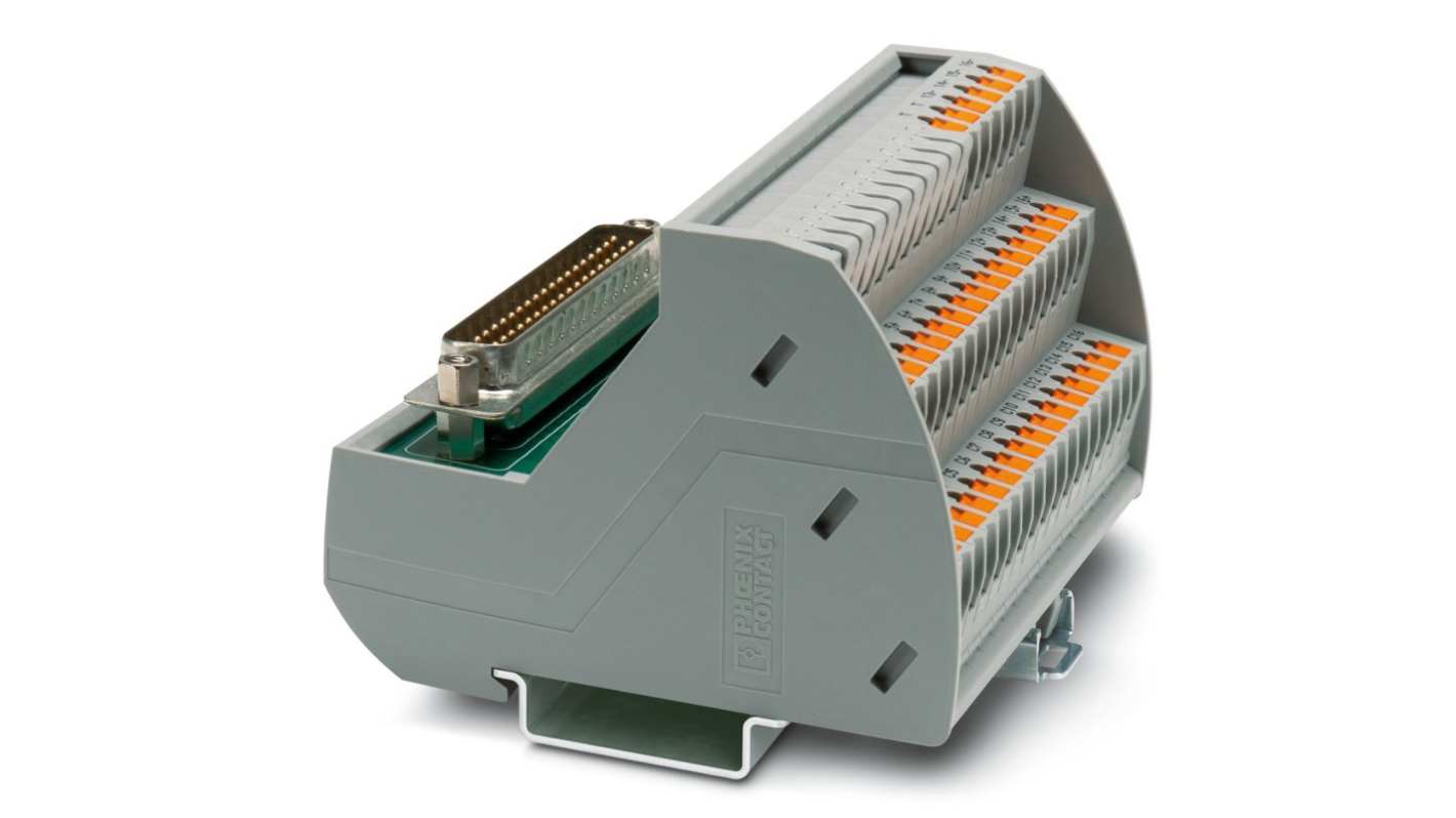 Phoenix Contact VIP-3/PT/D37SUB/M/HW/C300 Series Interface Module, DIN Rail